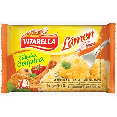 Macarrão instantâneo Vitarella Galinha Caipira